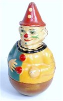 Lot 3305 - A possibly by Schoenhut papier-mâché and...