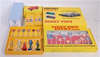 Lot 1944 - Eight various boxes Dinky Toys Atlas edition...
