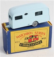 Lot 2310 - A Matchbox 175 Series No. 23 Berkeley Caravan,...