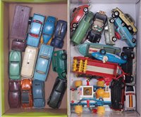 Lot 1954 - 25 mixed playworn Dinky Toys, Corgi Toys, and...