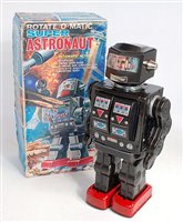 Lot 3200 - An SH Toys of Japan 1960s tinplate and battery...