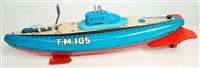 Lot 3218 - A Modern Toys of Japan circa 1960s submarine...