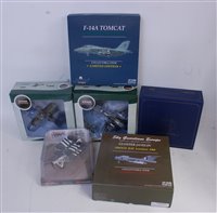 Lot 2616 - Six various boxed mixed scale diecast aircraft...