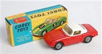 Lot 1666 - A Corgi Toys No.319 Lotus Elan Coupe,...