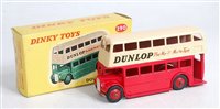 Lot 1966 - A Dinky Toys No.290 Dunlop double-decker bus,...