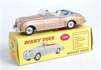 Lot 1980 - A Dinky Toys No.194 Bentley Coupe, comprising...