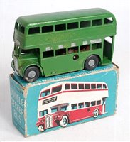 Lot 2672 - A Chad Valley No.224 double-decker bus,...