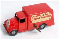 Lot 2678 - A Chad Valley No.502 Guy van, comprising red...