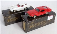 Lot 2722 - A Brooklyn Models boxed white metal saloon...