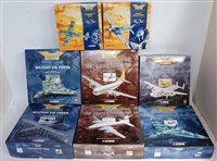Lot 2593 - Eight various boxed Corgi Aviation Archive...