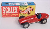 Lot 3256 - An early Scalex tinplate and clockwork model...