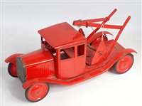 Lot 3349 - A pre-war Triang large scale breakdown truck...
