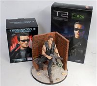 Lot 3334 - A Gentle Giant Terminator 3T-850 figure boxed,...