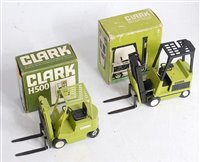 Lot 2635 - Conrad 1/25th scale Clark Forklift Group....