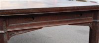 Lot 360 - An Arts & Crafts oak refectory table, the...