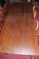 Lot 360 - An Arts & Crafts oak refectory table, the...