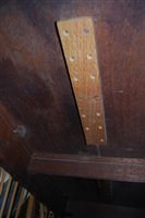 Lot 360 - An Arts & Crafts oak refectory table, the...