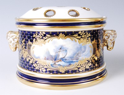 Lot 1057 - A pair of Lynton Porcelain Company bough pots...