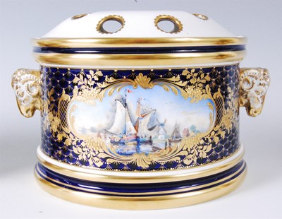 Lot 1057 - A pair of Lynton Porcelain Company bough pots...