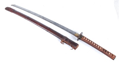 Lot 12 - A Japanese shin gunto katana