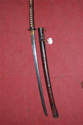 Lot 12 - A Japanese shin gunto katana