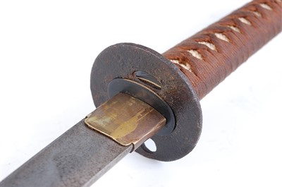 Lot 12 - A Japanese shin gunto katana