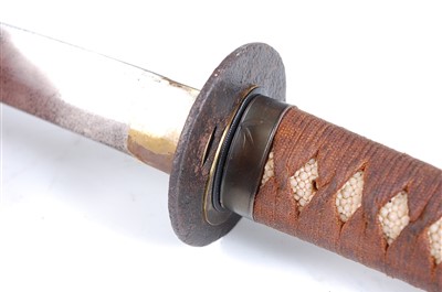 Lot 12 - A Japanese shin gunto katana