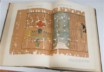 Lot 1045 - BUDGE, E.A. Wallis, The Book of the Dead....