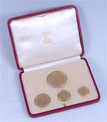 Lot 2141 - Great Britain, 1937 gold four coin specimen set