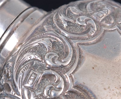 Lot 1128 - A Victorian silver scent bottle, the whole...