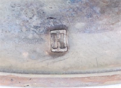 Lot 1146 - A circa 1900 continental white metal muffinier,...
