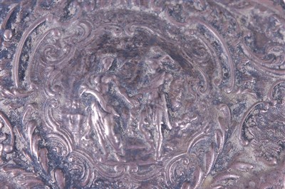 Lot 1147 - A 19th century white metal, gilt metal and...