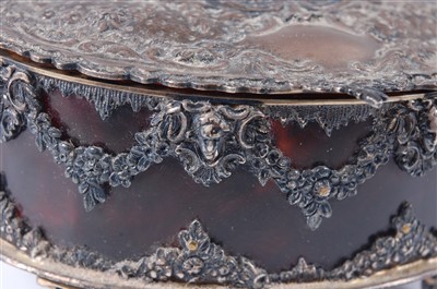 Lot 1147 - A 19th century white metal, gilt metal and...