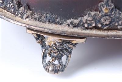 Lot 1147 - A 19th century white metal, gilt metal and...