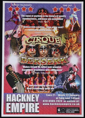 Lot 182 - Zippos circus posters (25)
