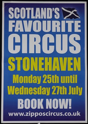 Lot 182 - Zippos circus posters (25)