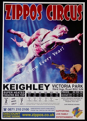 Lot 182 - Zippos circus posters (25)