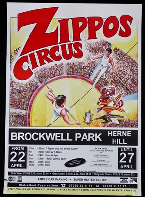 Lot 182 - Zippos circus posters (25)
