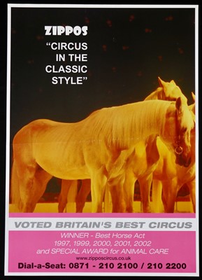 Lot 182 - Zippos circus posters (25)