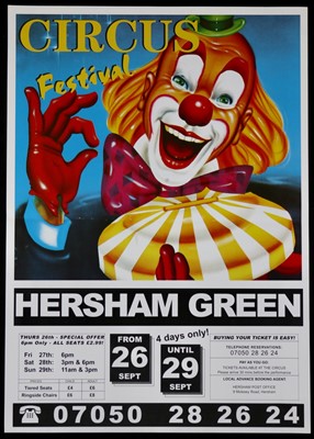 Lot 182 - Zippos circus posters (25)