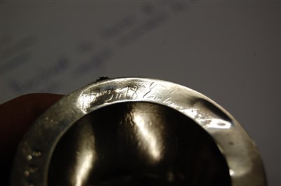 Lot 1102 - A George III silver mustard pot, of...