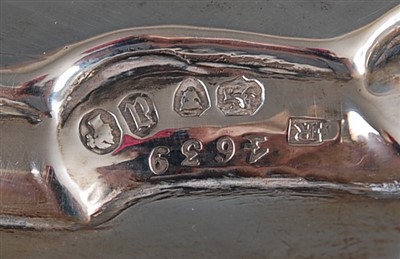 Lot 1106 - A mid-Victorian silver card waiter, having a...