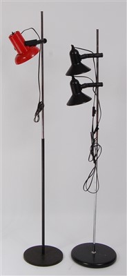 Lot 525 - A 1970s Danish chrome and black enamelled iron...