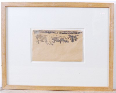 Lot 2383 - Harry Becker (1865-1928) - Pigs, pencil, 13.5...