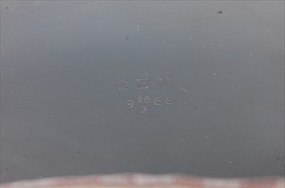 Lot 1161 - A Swedish silver fruit bowl, of squat circular...