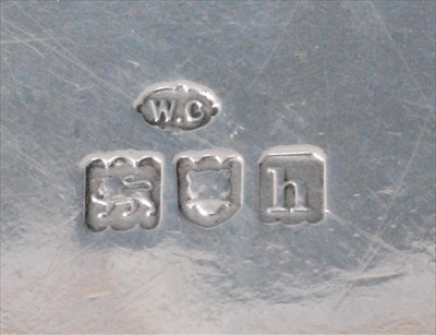 Lot 1170 - An Edwardian silver wine taster, of ribbed...