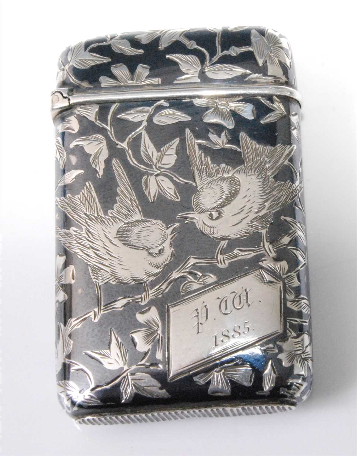 Lot 1184 - A late 19th century continental silver and...