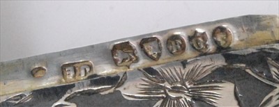 Lot 1184 - A late 19th century continental silver and...