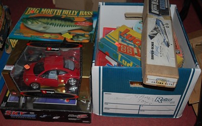 Lot 1548 - A Bburago Volkswagen Beetle, a Big Mouth Billy...