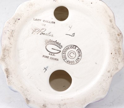 Lot 51 - Peggy Porcher for Goldscheider - Lady caller,...